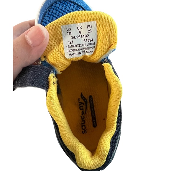 Saucony Cohesion 14 A/C Jr. Running Shoes Sneakers 7M - Picture 7 of 7